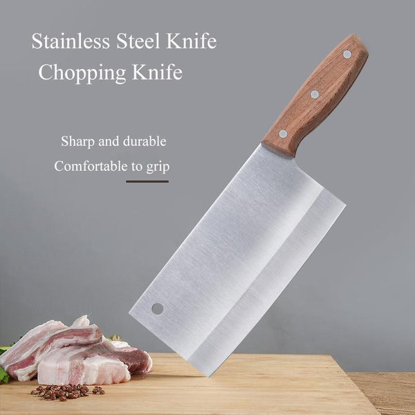 Tiktok Limited Edition Stainless Steel Kitchen Knife Cooking Knife Fruit Knife Fish Meat Cleaver Slicer Butcher Knife Chopping Knife