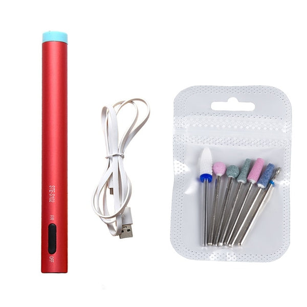 Led Mini Nail Drill Pen Bits VT202216