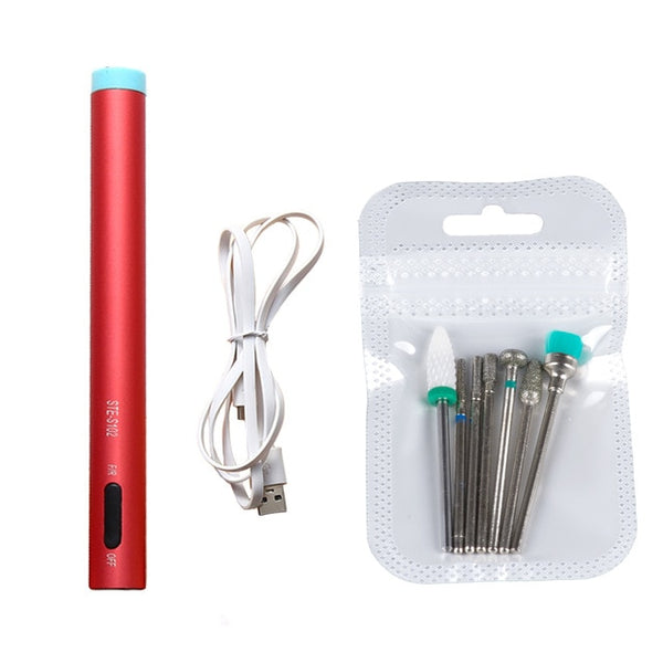 Led Mini Nail Drill Pen Bits VT202216