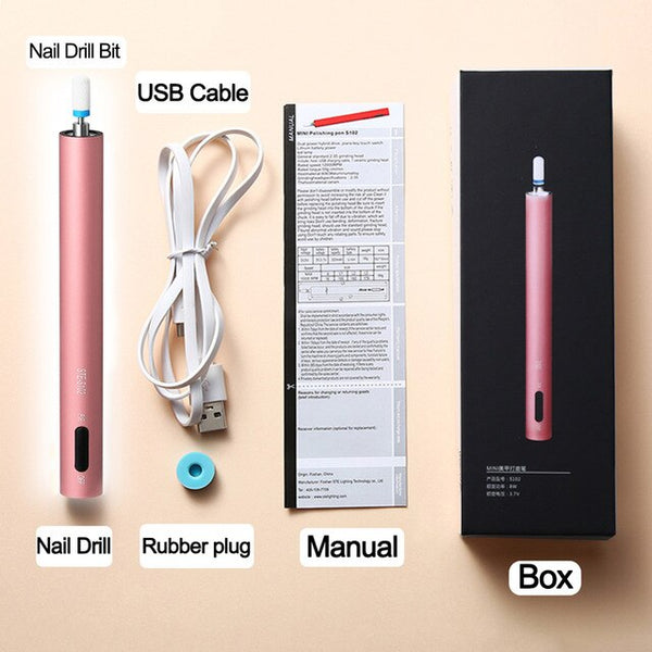 Led Mini Nail Drill Pen Bits VT202216