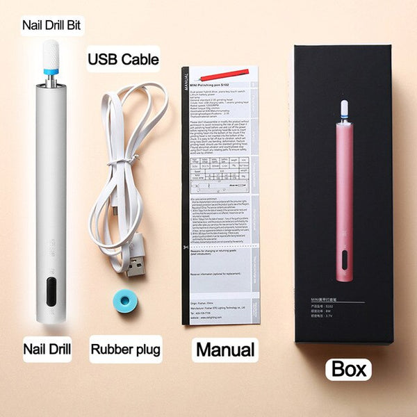 Led Mini Nail Drill Pen Bits VT202216