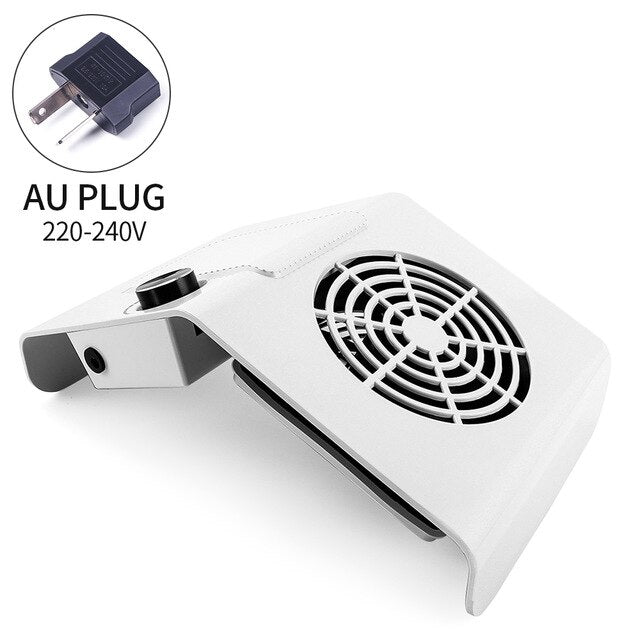 80W Powerful Nail Dust Collector Adjustable Suction Fan Vacuum Cleaner Manicure Machine