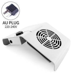 80W Powerful Nail Dust Collector Adjustable Suction Fan Vacuum Cleaner Manicure Machine