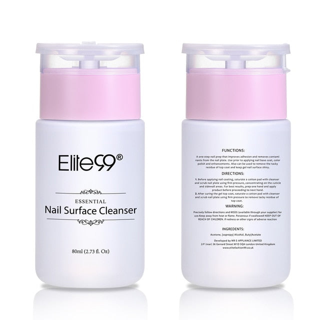 Elite99 Nail Surface Cleanser Nail Polish Sticky Remover Liquid