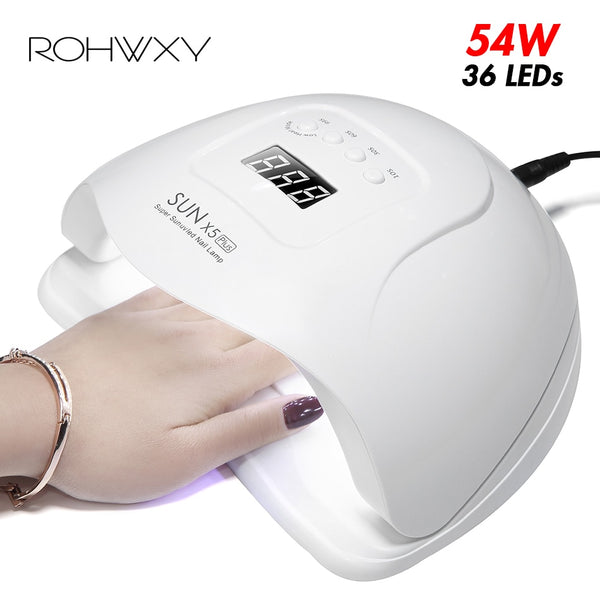 54W/48W/36W 5X Plus UV LED Lamp For Nails Dryer