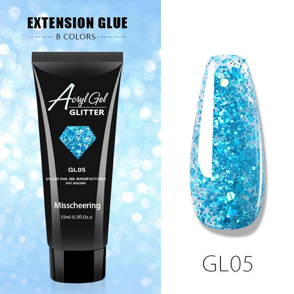 15ML Glitter Sequins Painless Acrylic Building Polygel VT202217