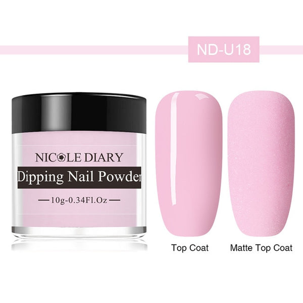 Nude Series Powder Set  French Dipping Nail Glitter