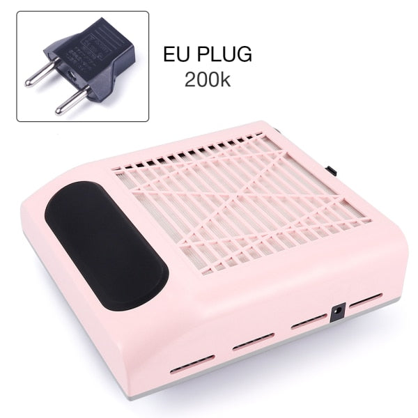 80W Nail Dust Suction Dust Collector Fan Vacuum Cleaner Manicure Machine